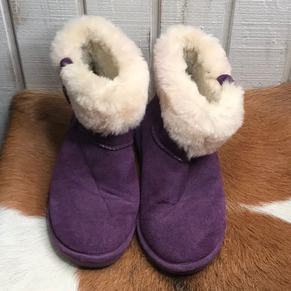 Bear paw woman purple boots size 9